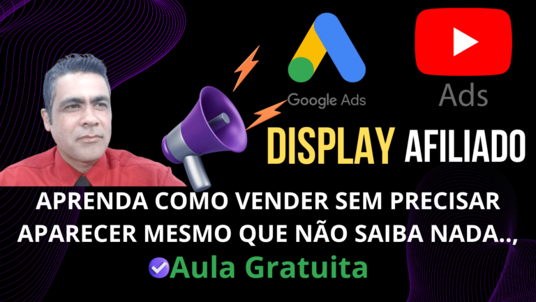 display afiliado logo BANNER aula gratis