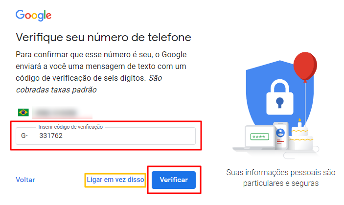 verificar numero google ads