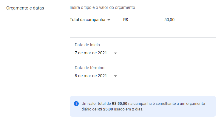 Campanha de Vídeo no Youtube Ads