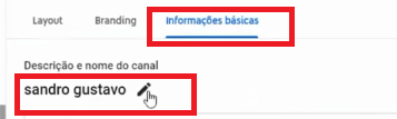 nome do canal do youtube