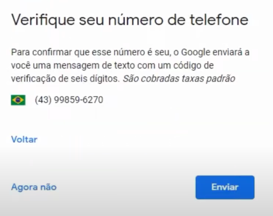 criar e-mail no Gmail