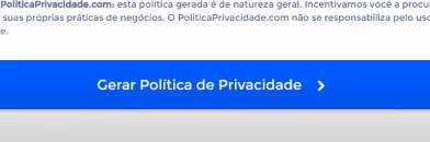 botão gerar politica