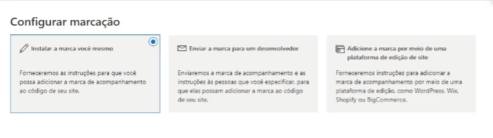 configurar marcação bing ads