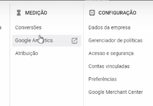 instalação do google analytics