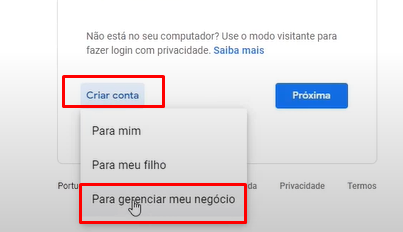 Conta de Administrador no Google Ads