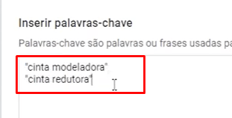 palavras chaves no google ads