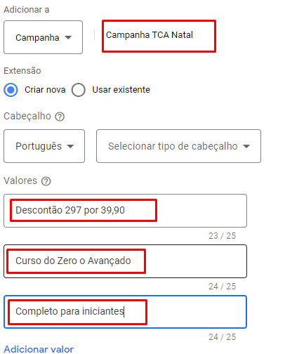 extensão snippets