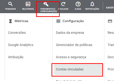 contas vinculadas